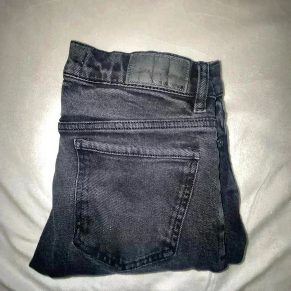 MANGO Mens Jan Slim Straight Black Jeans - Picture 7 of 7